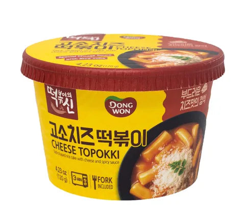 Dong Won Cheese Topokki / Tteokbokki Kom (120 gr)