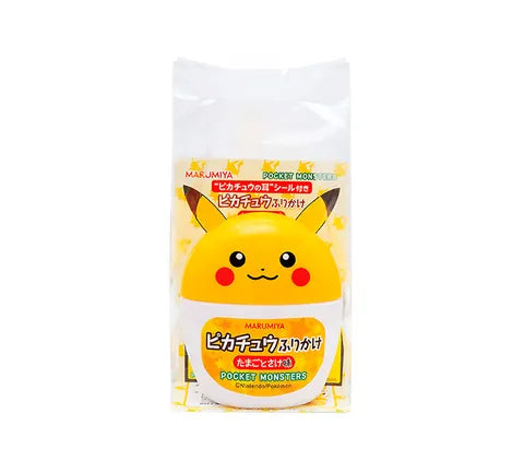 Marumiya Pikachu-ryster - Furikake ris-krydderi med smag af &aelig;g og laks (20 gr)