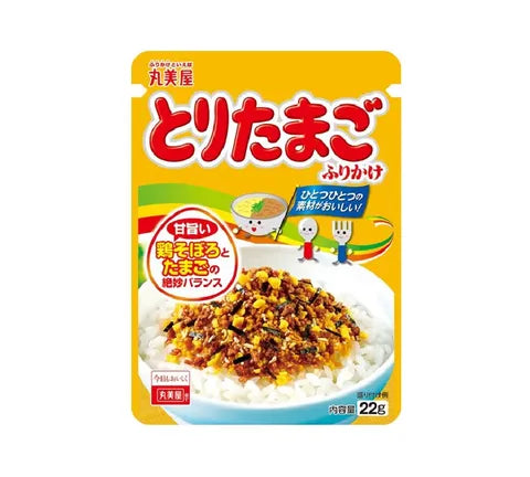Marumiya Tori Tamago Furikake Reisgewürz mit Huhn und Ei (22 gr)