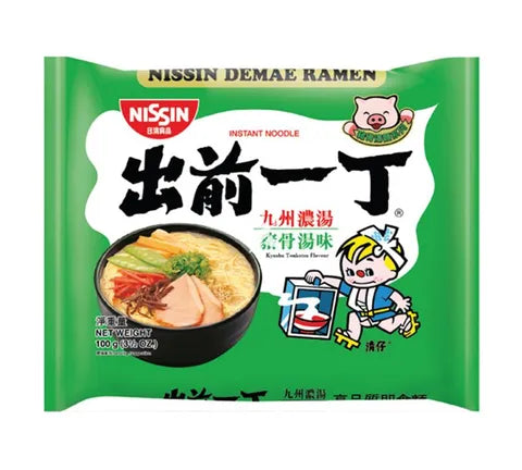 Nissin Demae Ramen Kyushu Tonkotsu Smaak (100 gr)