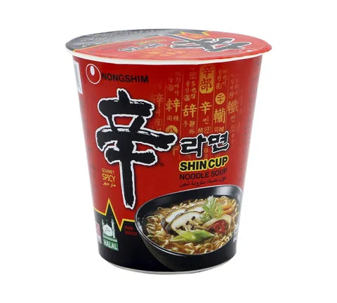 Nongshim Shin Ramyun Noodle Cup - Multipak (12 x 68 gr)